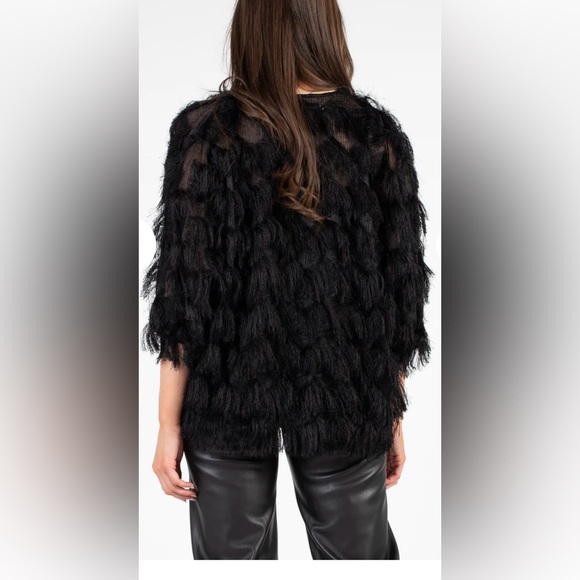 Quinn Shaggy Open Jacket from Honey - Picture 2 of 3